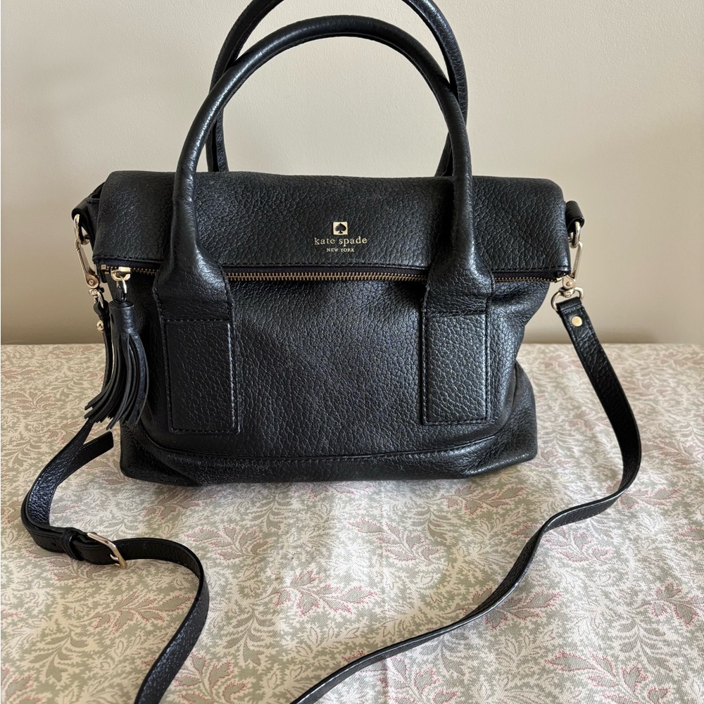 Kate Spade Black Leather Handbag
